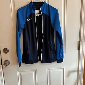 Nike Black and Blue Athletic Jacket